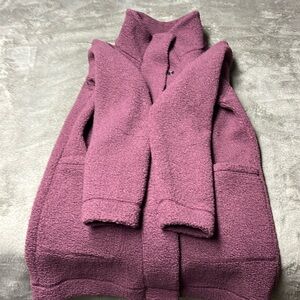 Columbia long fleece jacket (panorama) - medium